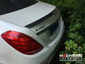 Mercedes-Benz S-Class W222 S400 S65 AMG Trunk Lip Spoiler - Carbon Fiber